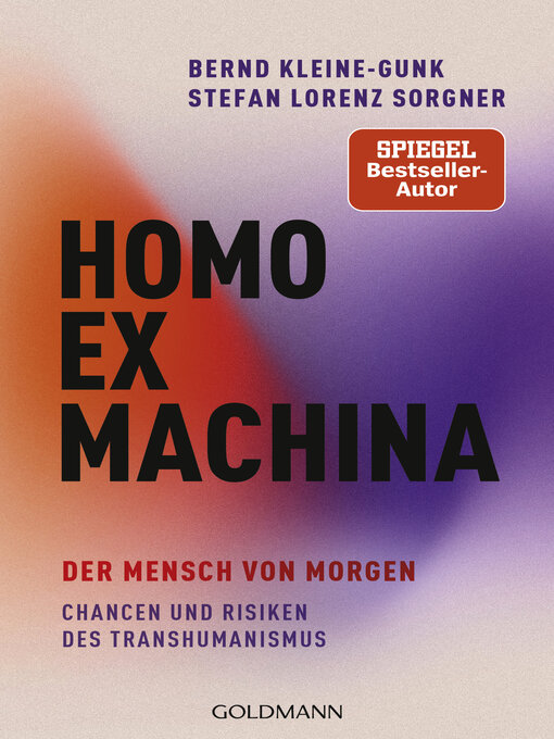 Title details for Homo ex machina by Bernd Kleine-Gunk - Available